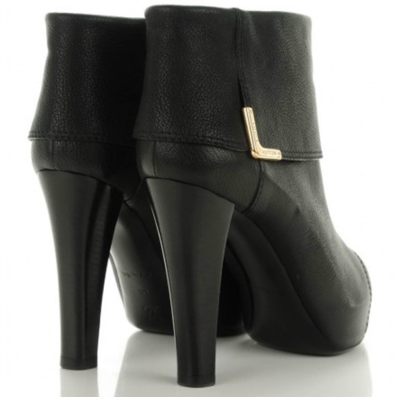 LOUlS VUITTON Grained Goatskin ankle boots size 39 - Picture 4 of 7